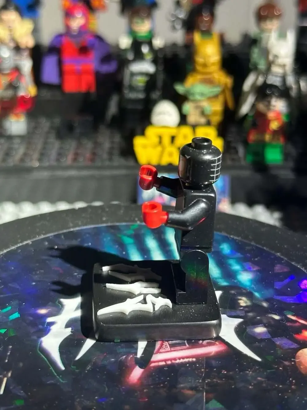 LEGO Spider-Man Miles Morales Minifigure with Display Stand